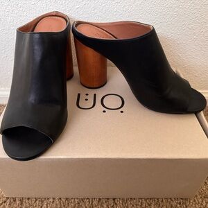 Urban Outfitters Wood Heel Mule